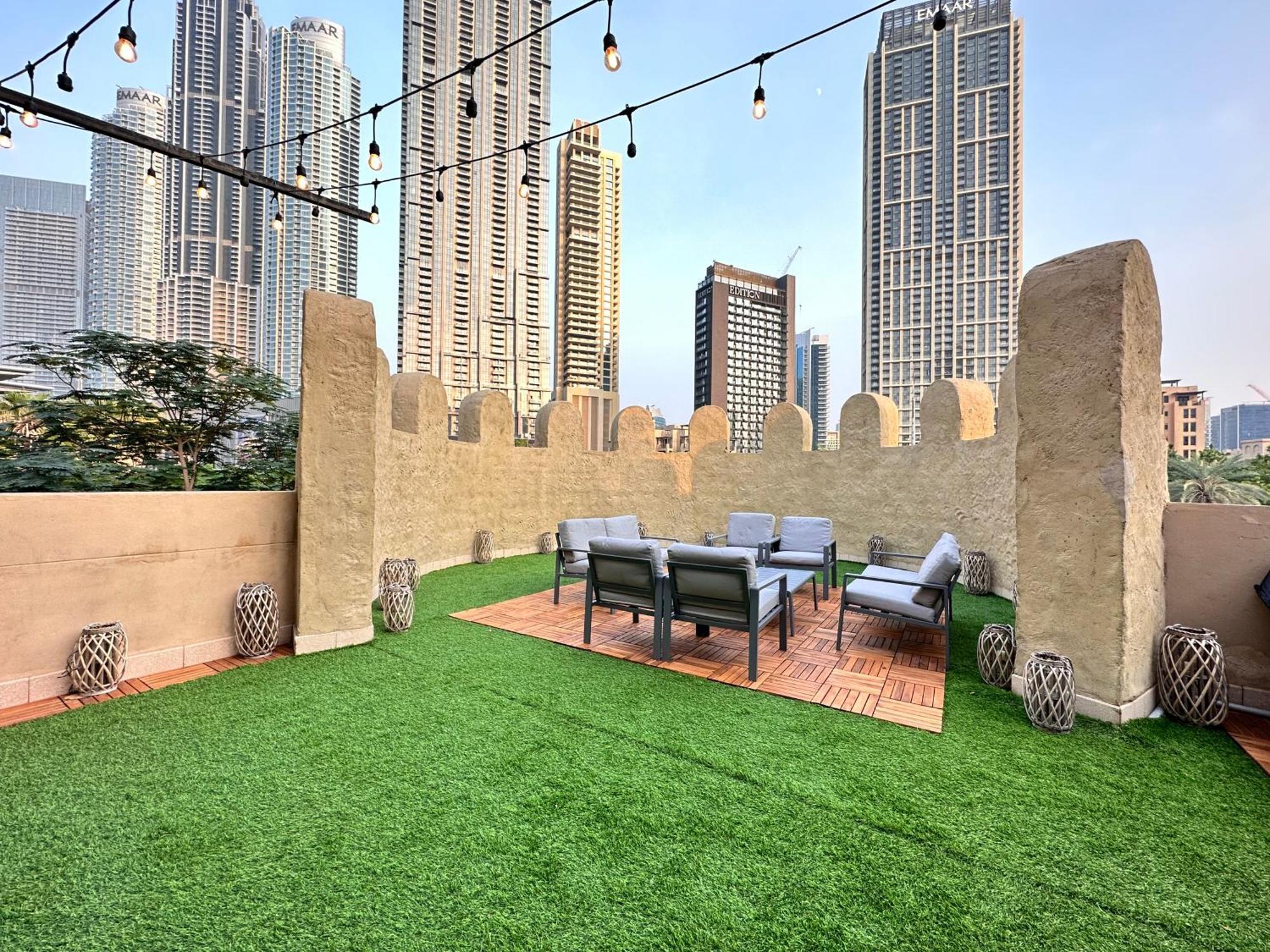 Durrani Homes - Unique Garden Apt At Souk Al Bahar Besides Dubai Mall & Burjkhalifa With Private Jaccuzi 외부 사진